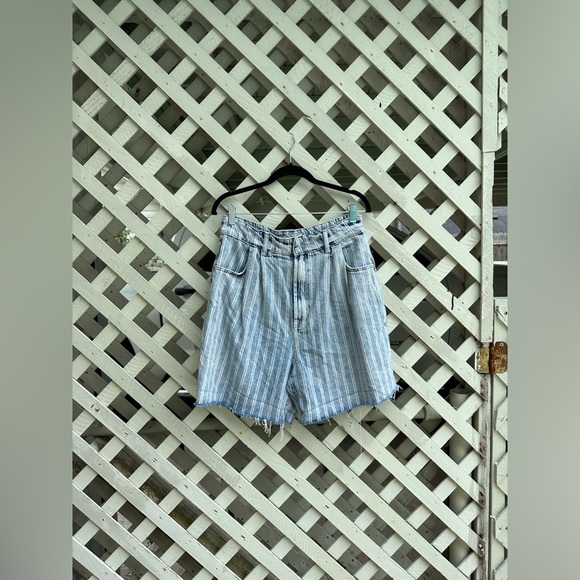 ❤️COPY - Free People Dog Town Cuff Striped Shorts - Picture 4 of 6